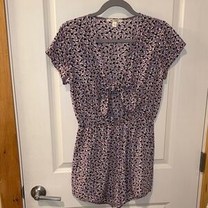 Miami Women's Purple Patterned Romper